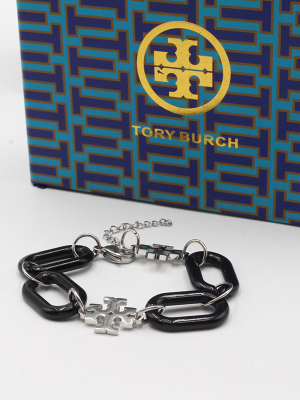 اسواره توري بورش جنزير كبير اسود اسواره tory burch اسود