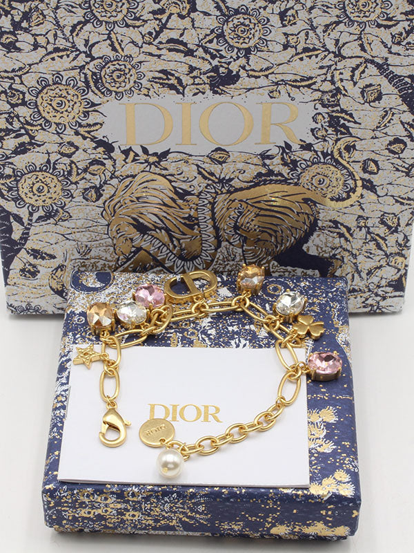 اساور فندي بينك ستون لوقو اسواره dior
