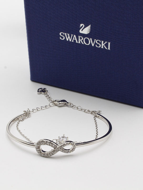 اسواره سواروفسكي انفينتي اسواره Swarovski فضي