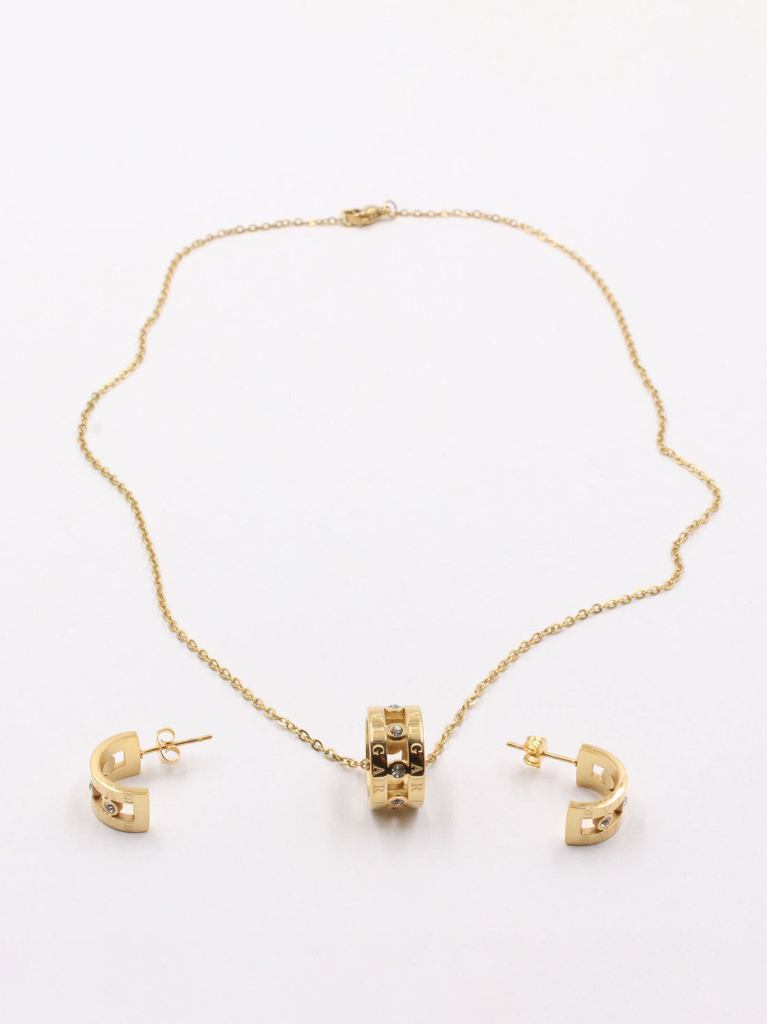 طقم بولغاري سيركل لوقو اطقم bvlgari ذهبي