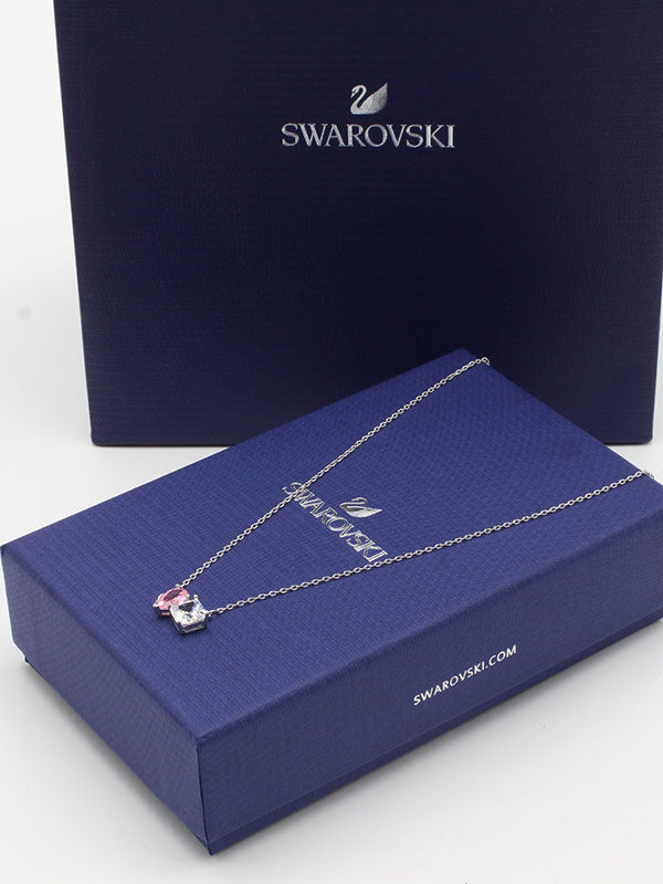 سلسال سواروفسكي زركون وردي سلسال Swarovski