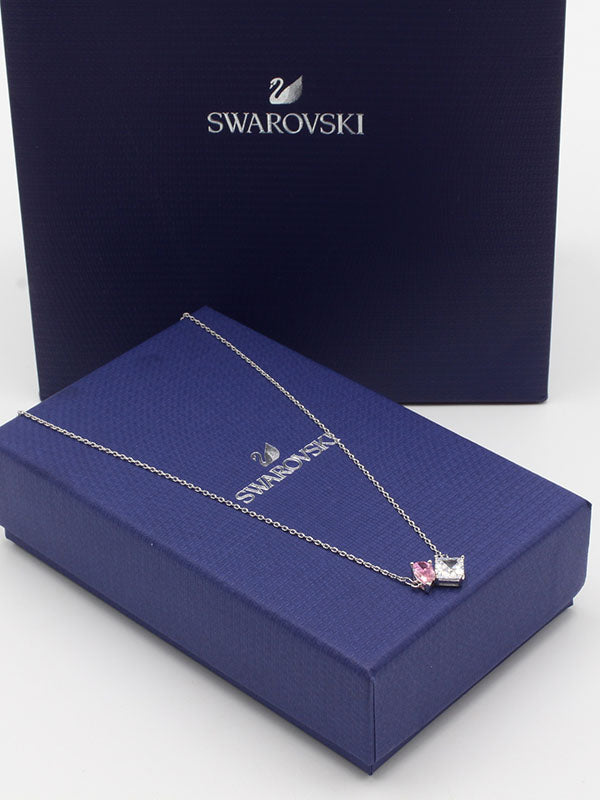 سلسال سواروفسكي زركون وردي سلسال Swarovski