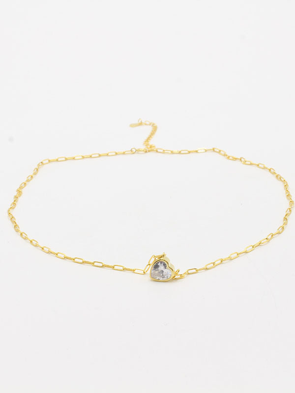 سلسال قلب جنزير ناعم سلسال jewel