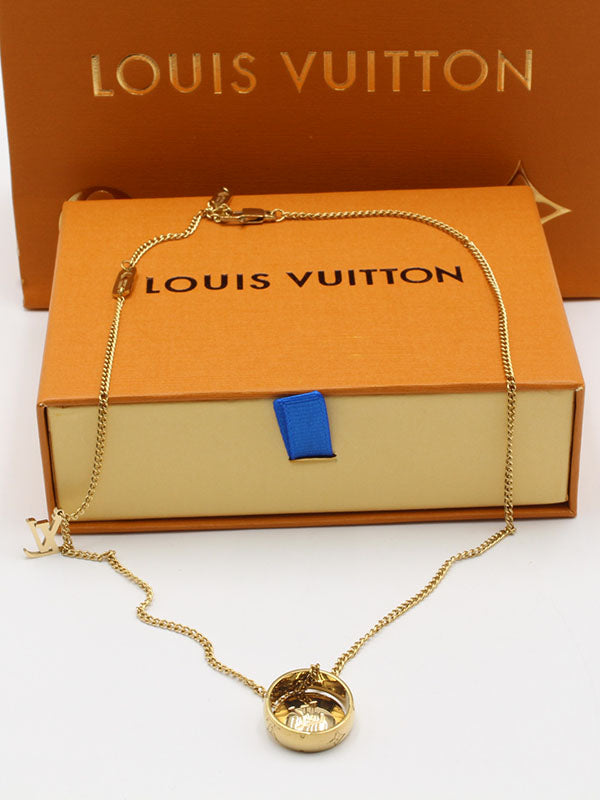 سلسال لويس فيتون طويل اسطواني سلسال louis vuitton