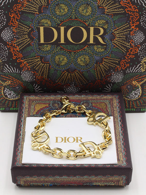 اساور ديور نيو ثري لوقو اسواره dior ذهبي