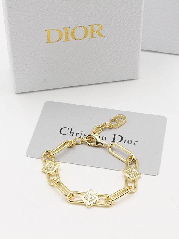 اساور ديور جنزير كبير لوقو اسواره dior ذهبي