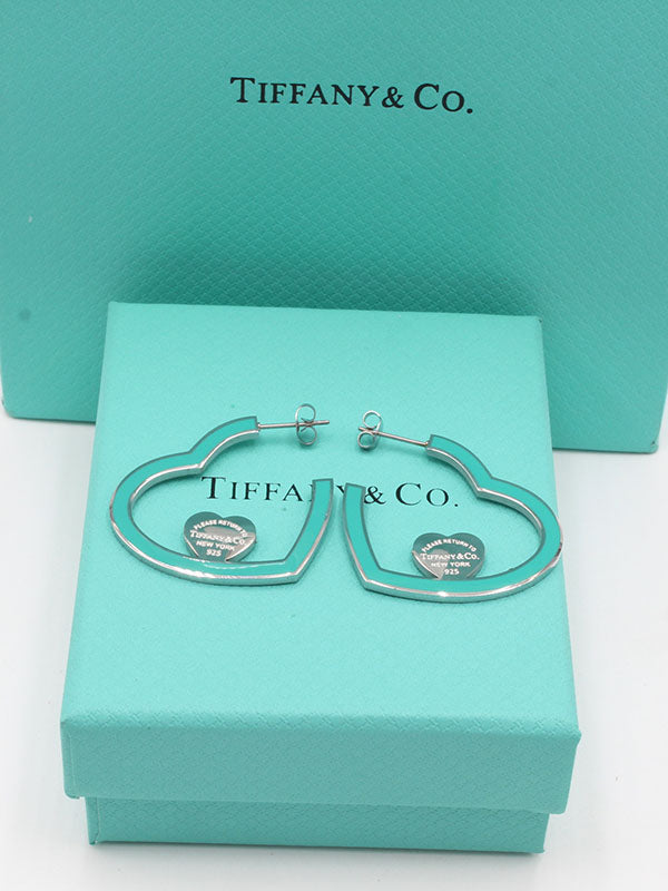 حلق تيفاني هارت كبير حلق tiffany