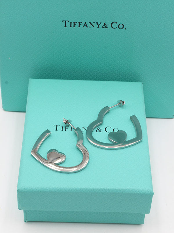 حلق تيفاني هارت كبير حلق tiffany