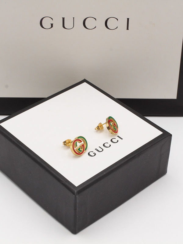 حلق قوتشي لوقو ملون حلق gucci