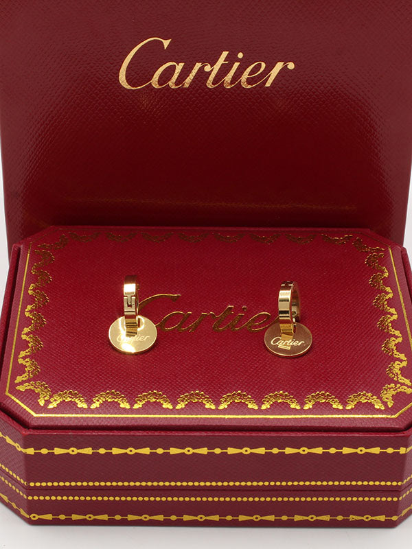 حلق كارتير بلام لوقو حلق CARTIER ذهبي