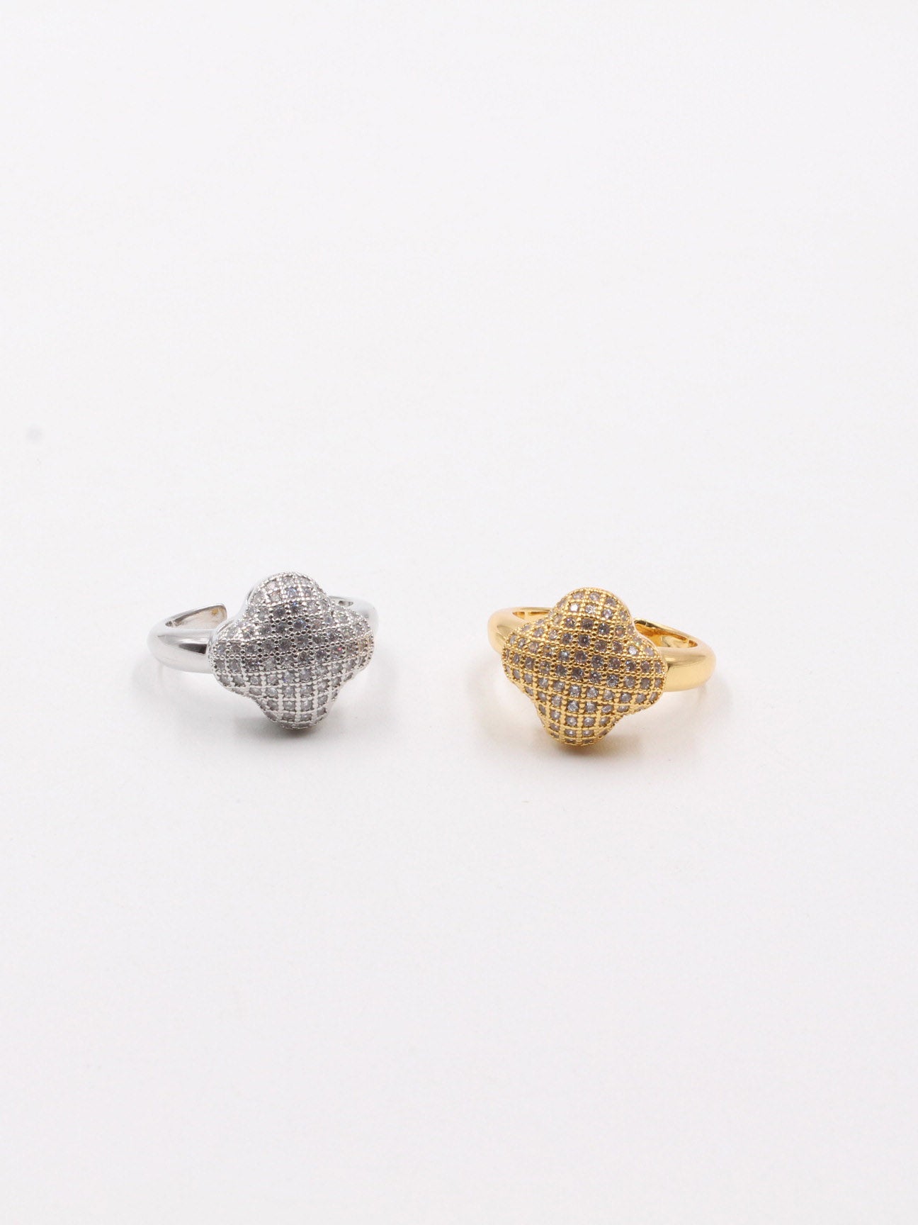 خاتم فان كليف فلاور اوبن سايز خواتم van cleef