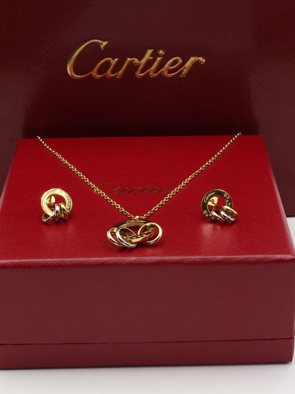 طقم كارتير 2 قطع سيركلز لوقو اطقم CARTIER