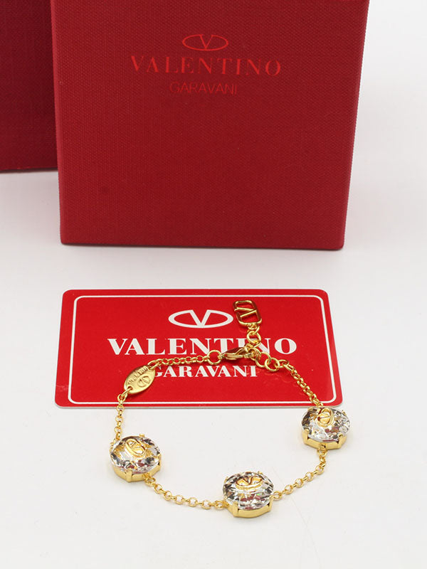 اساور فالنتينو ثري بيق ستونز لوقو اسواره VALENTINO