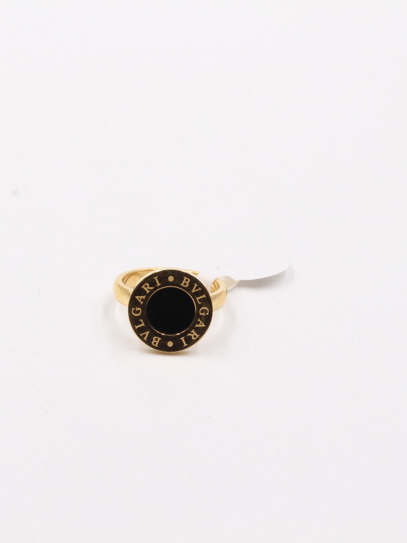 خاتم بولغاري حجر اسود خواتم bvlgari ذهبي 6