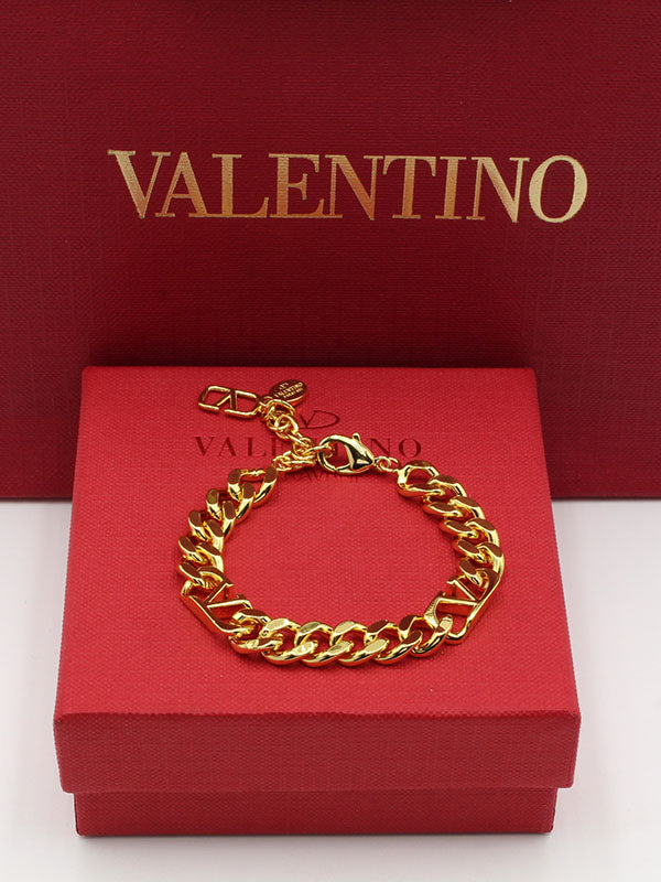 اساور فالنتينو جنزير لوقو اسواره VALENTINO ذهبي