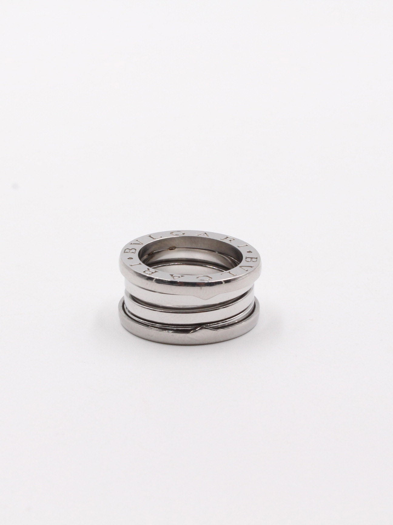 خاتم بولغاري عريض خواتم bvlgari فضي 6