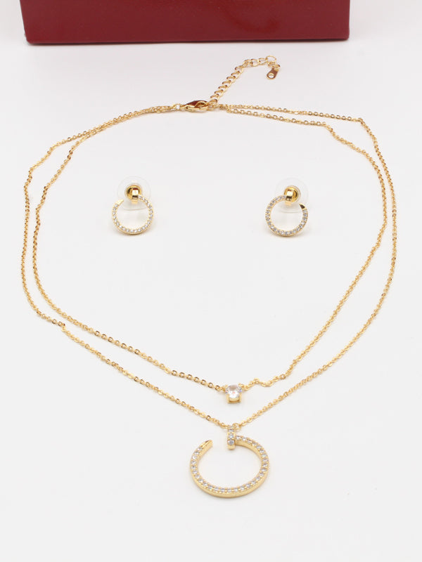 طقم كارتير مسمار زركون دبل شاين اطقم CARTIER
