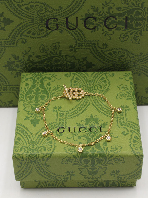 اساور قوتشي سمبل شاين زركون لوقو اسواره gucci