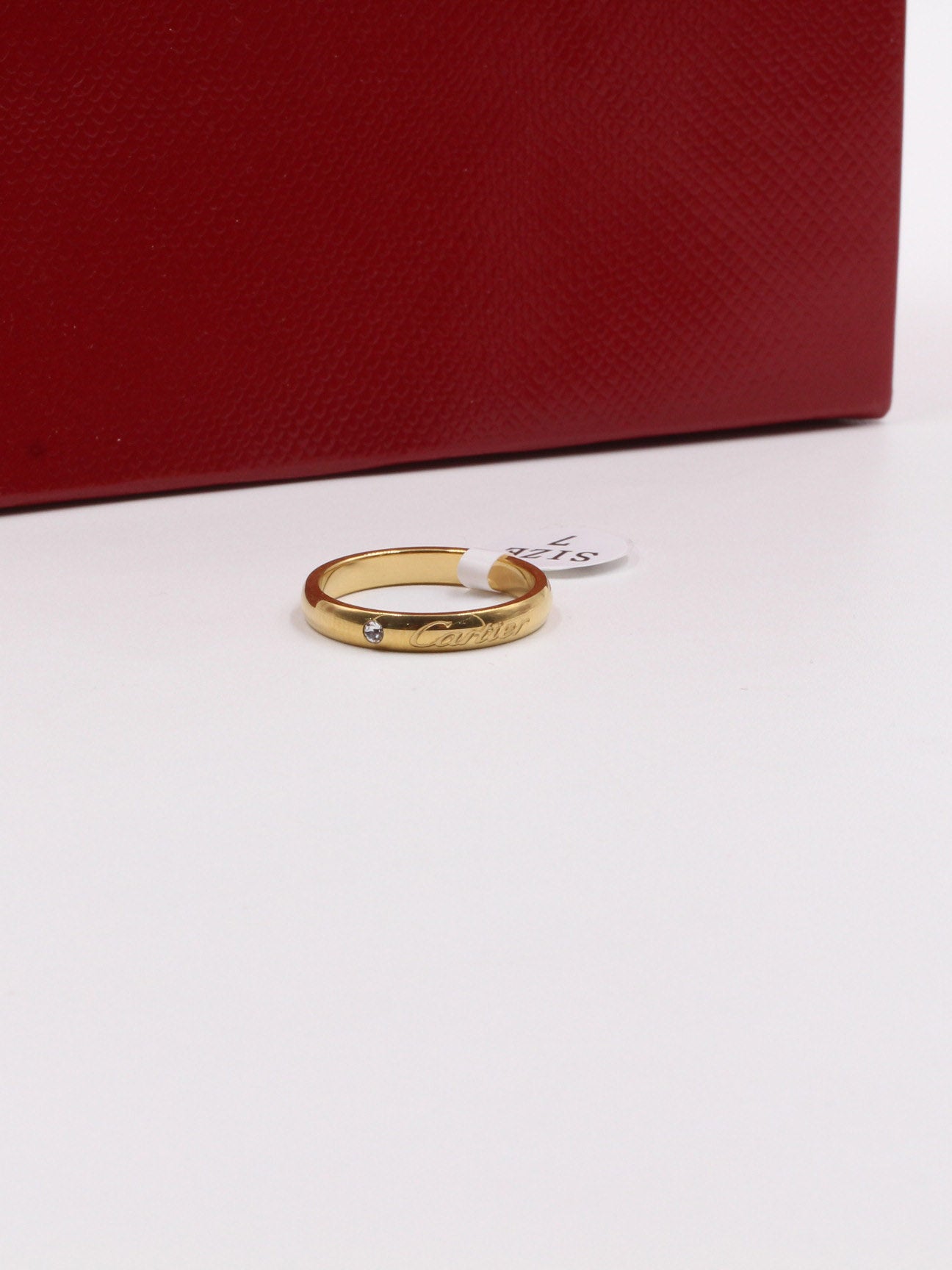 دبله كارتير ناعمة خواتم CARTIER ذهبي 5