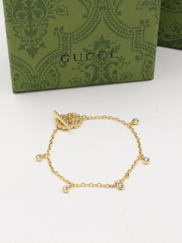 اساور قوتشي سمبل شاين زركون لوقو اسواره gucci