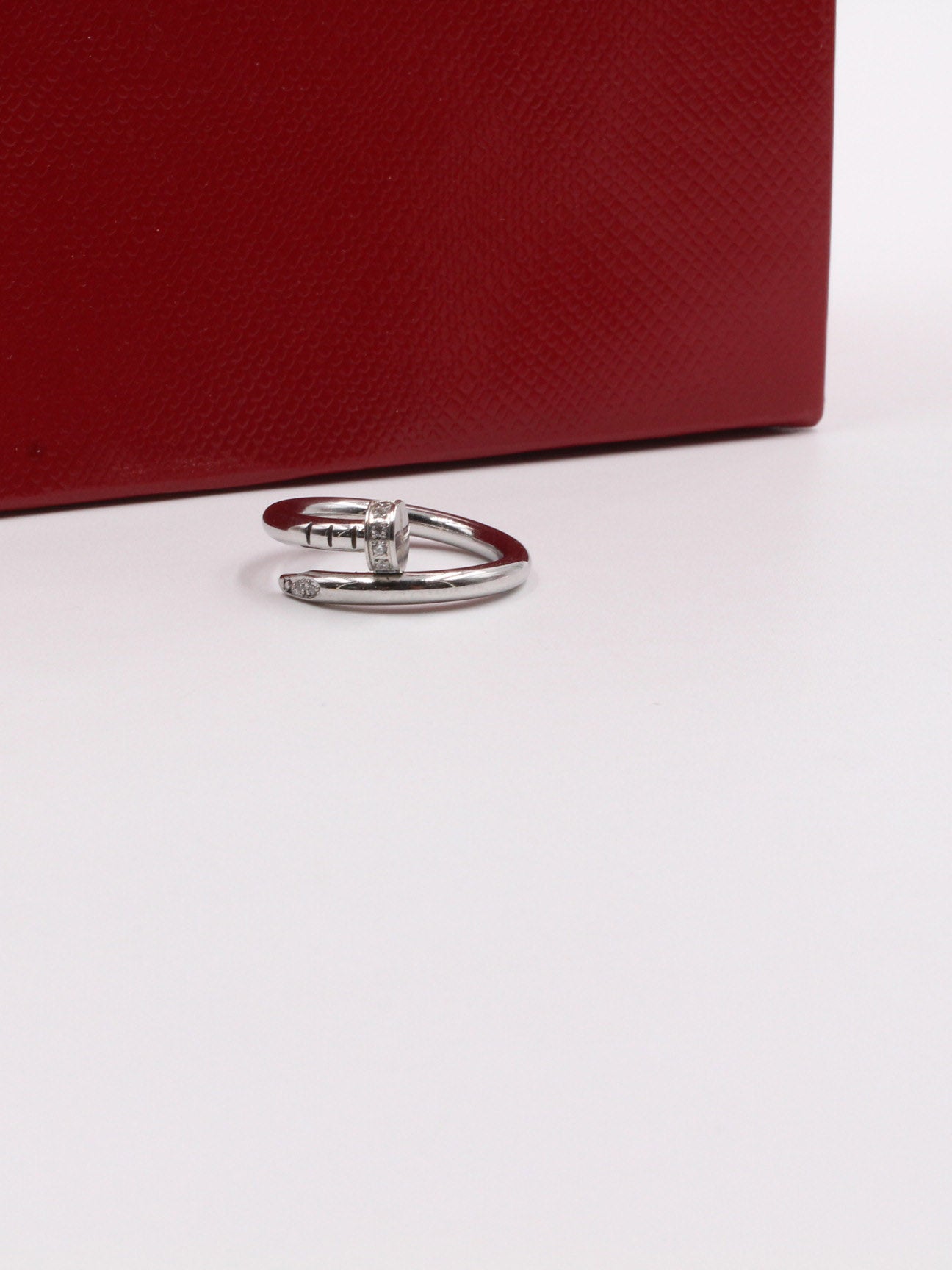 خاتم كارتير مسمار زركون خواتم CARTIER فضي 6