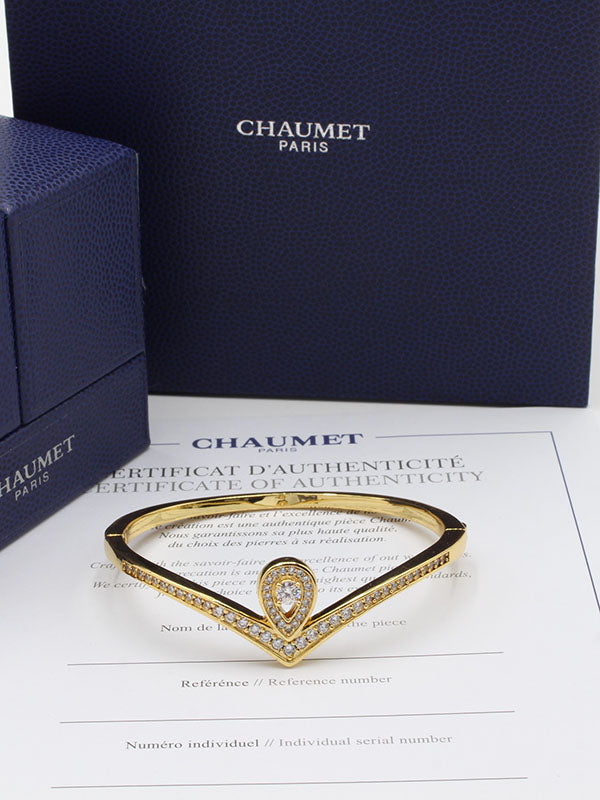 اسواره شومية فل زركون لوقو اسواره chaumet