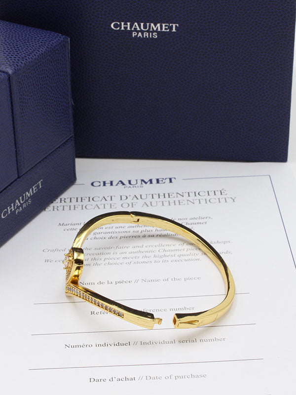 اسواره شومية فل زركون لوقو اسواره chaumet
