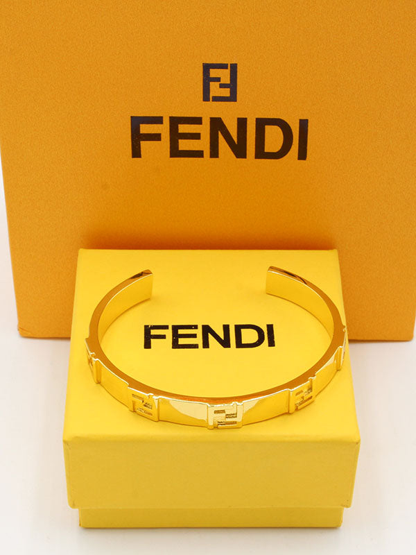 اساور فندي نيو بانقل لوقو اسواره fendi ذهبي