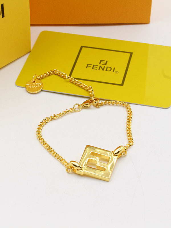 اساور فندي سكوير ميتال لوقو اسواره fendi