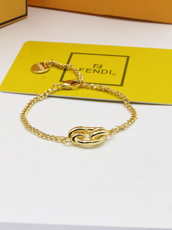 اساور فندي سيركل سمبل لوقو اسواره fendi ذهبي