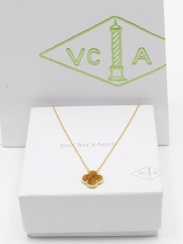 سلسال فان كليف الجديد سلسال van cleef بني ذهبي