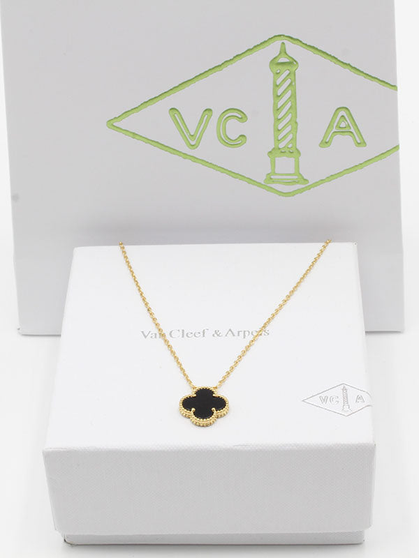 سلسال فان كليف الجديد سلسال van cleef اسود ذهبي