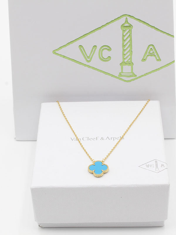 سلسال فان كليف الجديد سلسال van cleef تركواز ذهبي