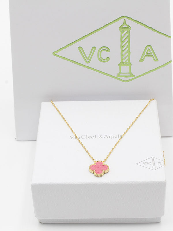 سلسال فان كليف الجديد سلسال van cleef وردي ذهبي