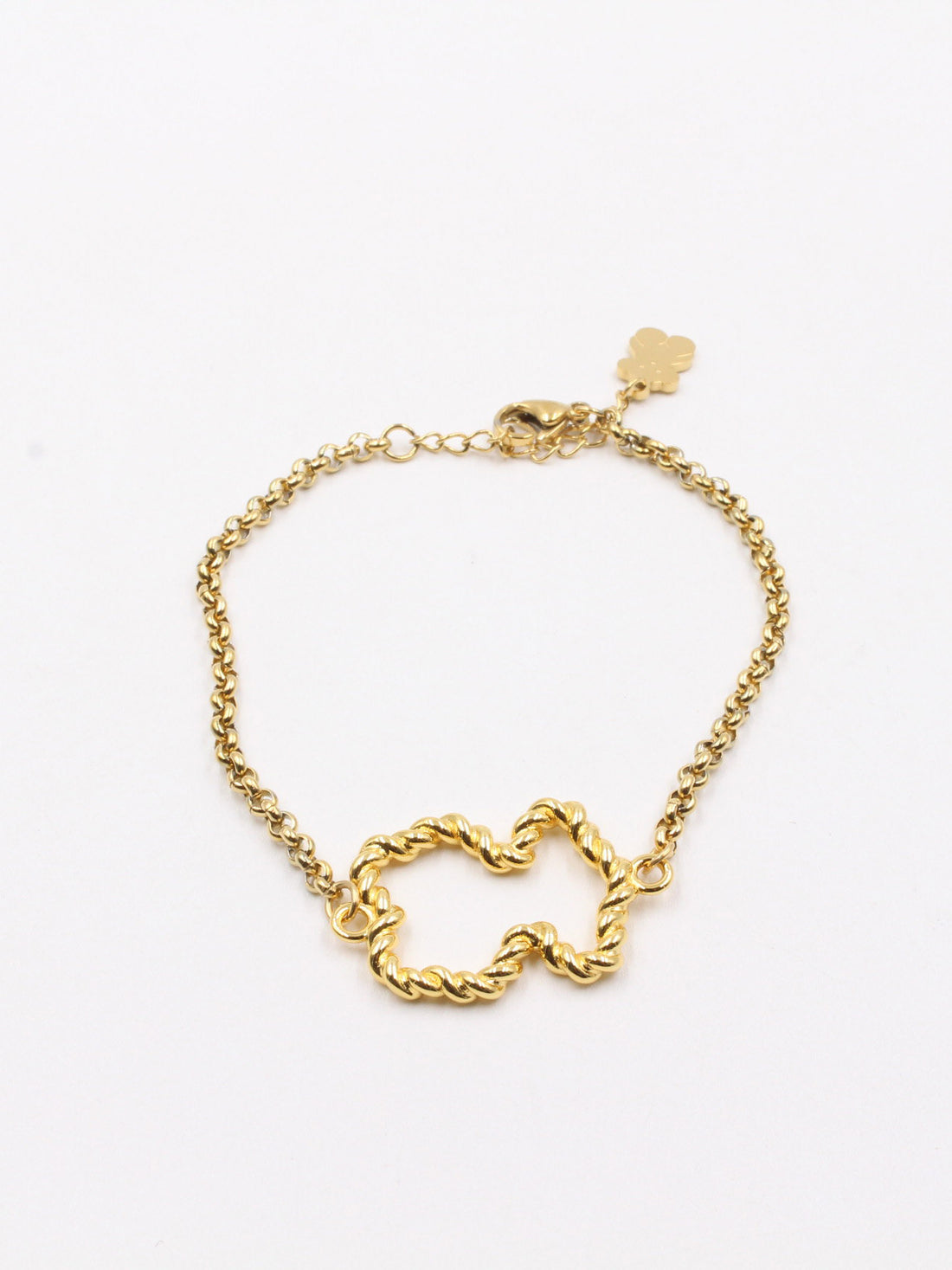 اسوارة توس ذهبي مبروم اسواره دبدوب ذهبي