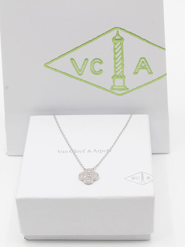 سلسال فان كليف الجديد سلسال van cleef فضي زركون