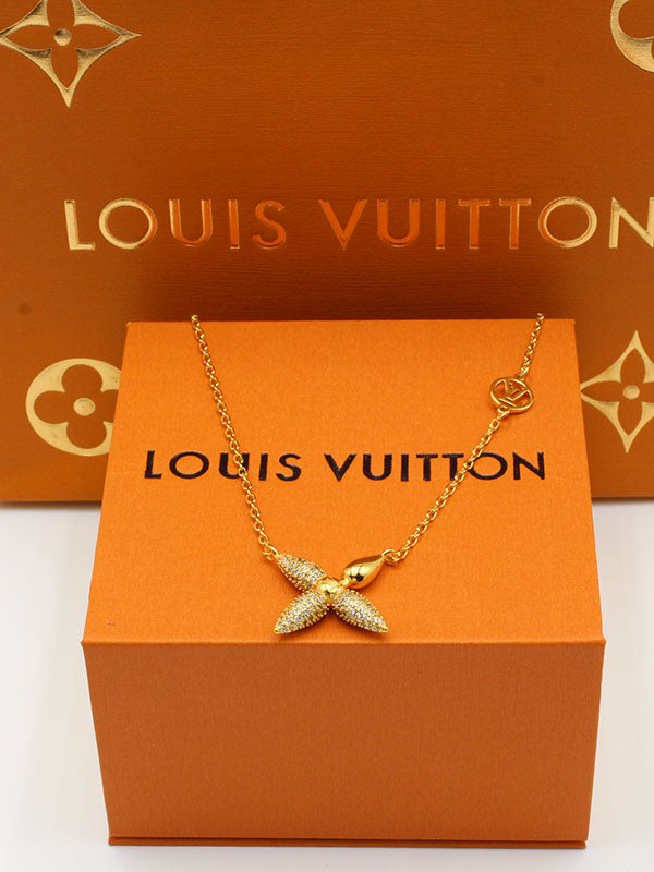 سلسال لويس فيتون زركون فلاور سلسال louis vuitton