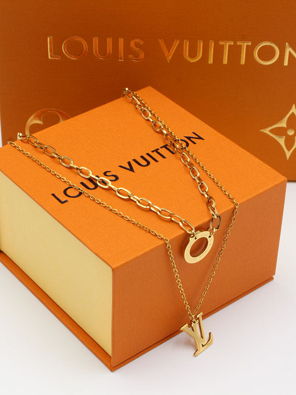 سلسال لويس فيتون دبل شابن سيركل سلسال louis vuitton