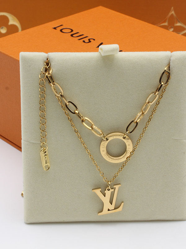 سلسال لويس فيتون دبل شابن سيركل سلسال louis vuitton