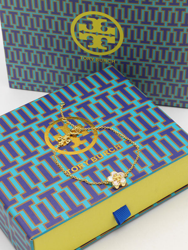 اسواره توري بورش فلاور ناعمة لوقو اسواره tory burch