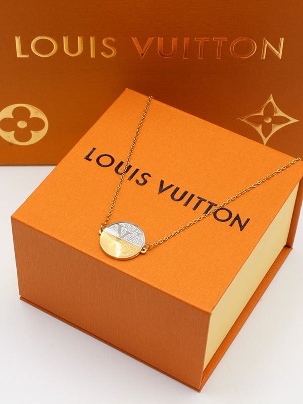 سلسال لويس فيتون مدور شعار سلسال louis vuitton