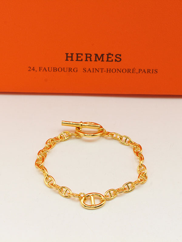 اسواره هيرمز ناعمة نيو لوك اسواره HERMES ذهبي