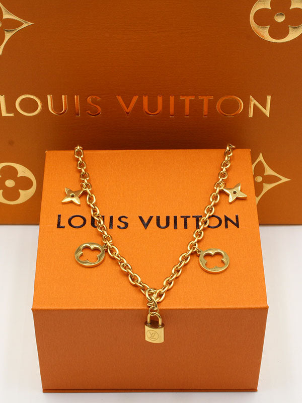 سلسال لويس فيتون قولد كي سلسال louis vuitton ذهبي