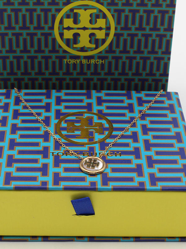 سلسال توري بورش مدور شيل سلسال tory burch