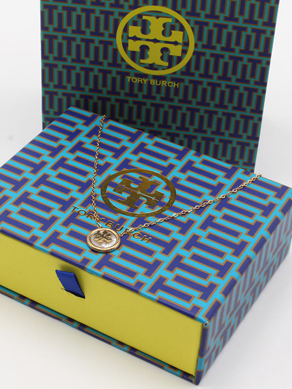 سلسال توري بورش مدور شيل سلسال tory burch