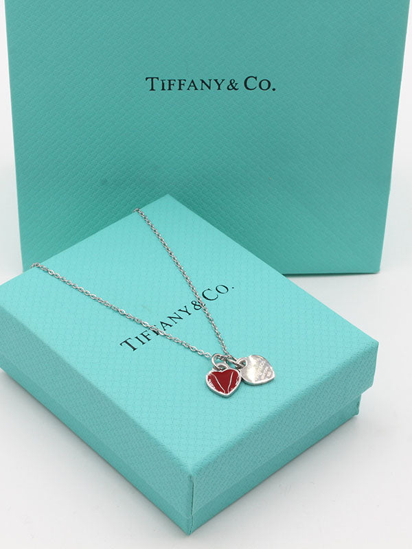 سلسال تيفاني قلبين سلسال tiffany