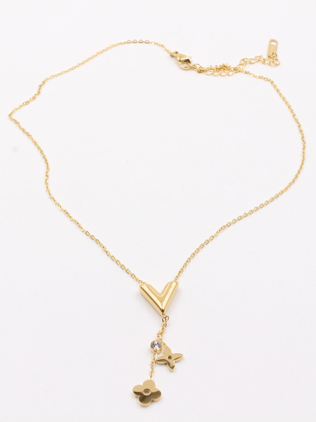 سلسال لويس فيتون V سلسال louis vuitton ذهبي