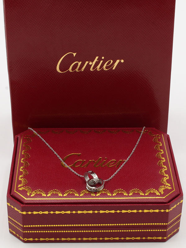 سلسال كارتير دبل سيركلز زركون سلسال CARTIER