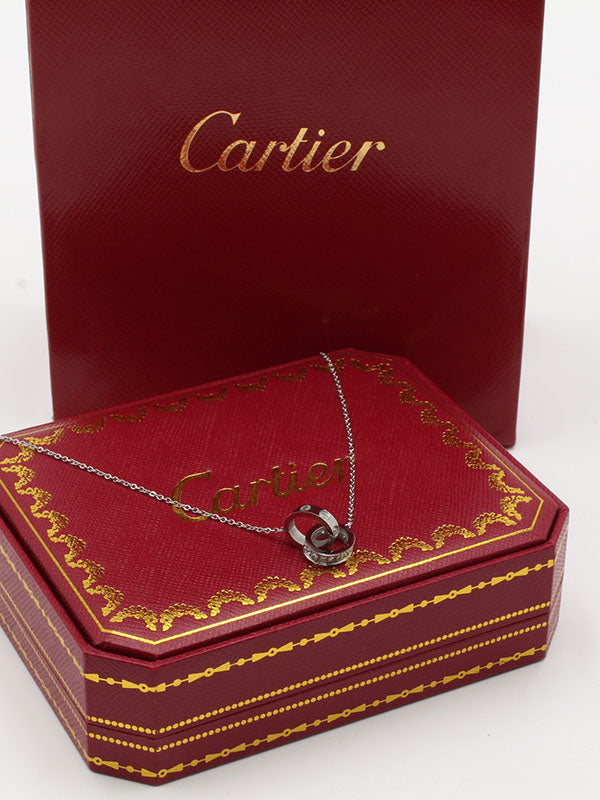 سلسال كارتير دبل سيركلز زركون سلسال CARTIER