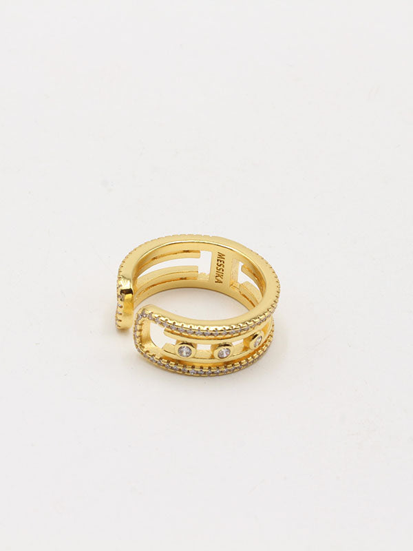 خاتم ميسيكا دبلة زركون الجديده خواتم messika